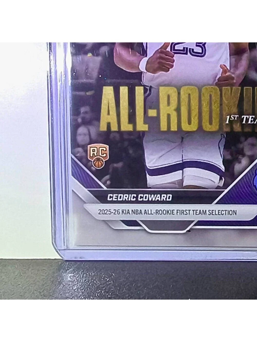 Cedric Coward Rookie 2025-26 Topps Now NBA All-Rookie 1st Team Memphis Grizzlies